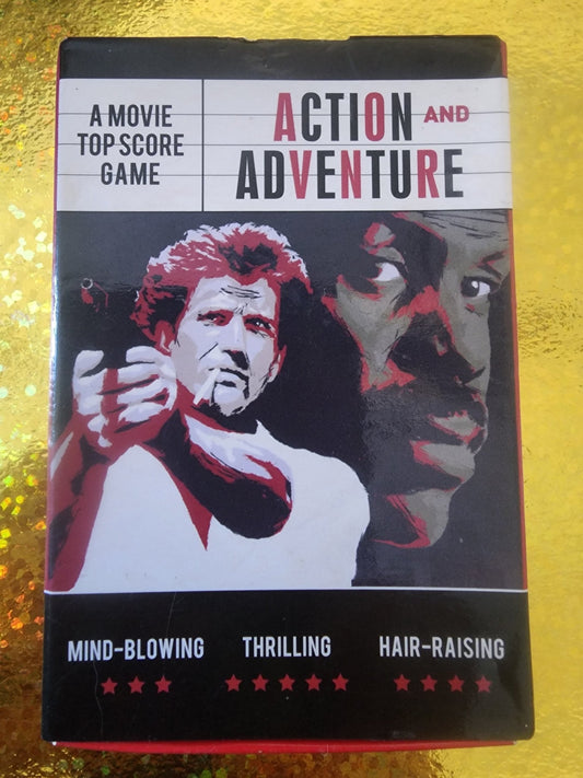 Action and Adventure Card Game A movie top score game. - I Bought a Yard Sale