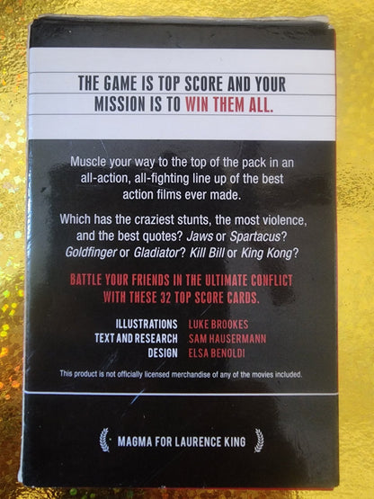 Action and Adventure Card Game A movie top score game. - I Bought a Yard Sale