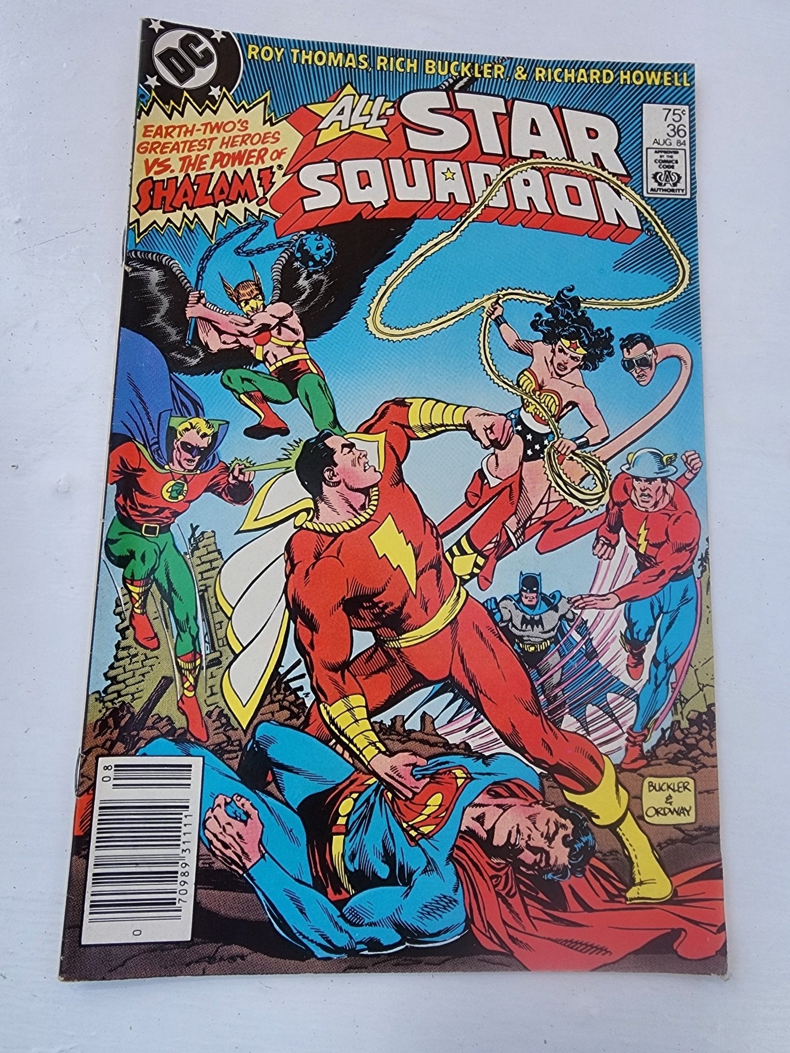 All - Star Squadron 36 Superman vs SHAZAM! 1984 DC Comic in very good but not mint condition. - I Bought a Yard Sale