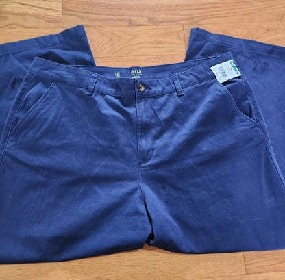 a.n.a. size Women's 18 Navy Blue Pants - I Bought a Yard Sale