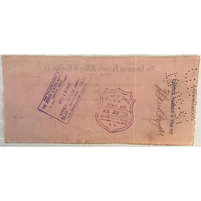 Antique 1921 Longmont Farmers Milling Voucher Check Unearthed
