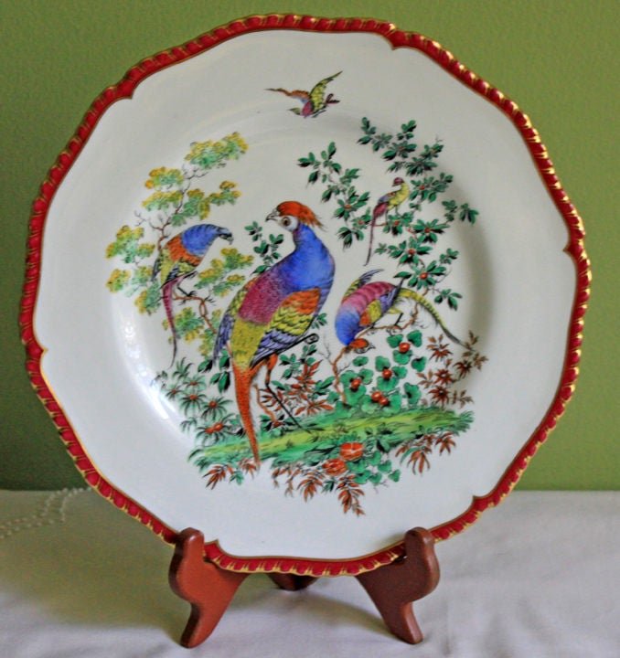 Antique Bavaria Dessert Plate: Hand - Painted Roses, Gold Rim (7.75") - I Bought a Yard Sale