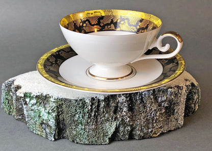 Antique Bavarian Porcelain Tea Cup and Saucer by Eberthal - I Bought a Yard Sale