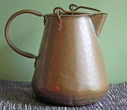 Antique Brass Creamer and Sugar Dish. Heavy Brass Containers with Handles. Kitchen Accessories. - I Bought a Yard Sale
