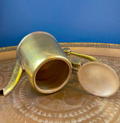 Antique Brass TeaPot or Coffee Pot. Vintage Gifts. - I Bought a Yard Sale