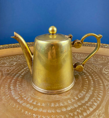 Antique Brass TeaPot or Coffee Pot. Vintage Gifts. - I Bought a Yard Sale