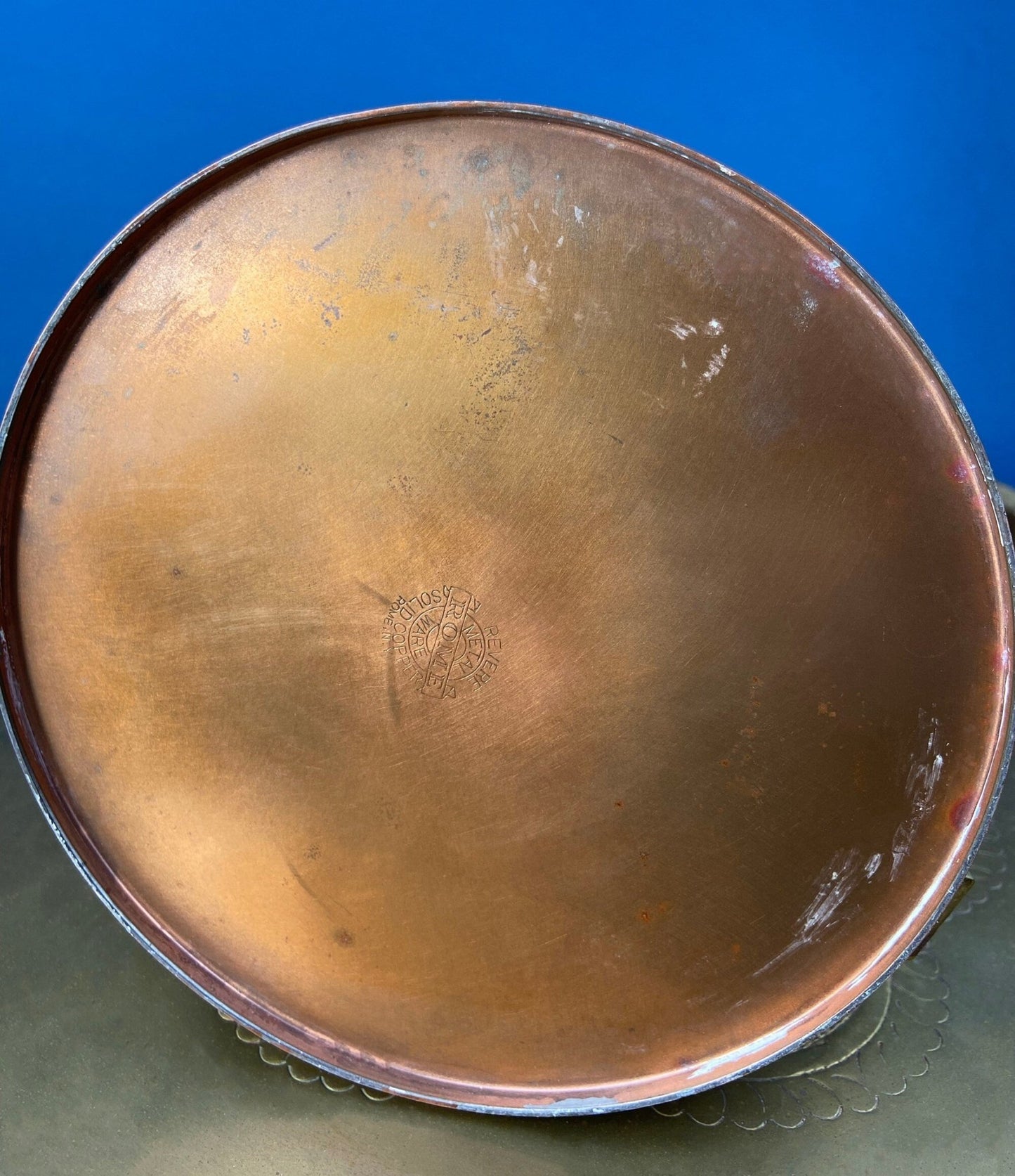 Antique Copper Pitcher and 4 Mugs. Revere Metal Ware, Rome, NY. Solid Copper with Brass Handle. Beer Mugs. Vintage Gifts for Him. - I Bought a Yard Sale