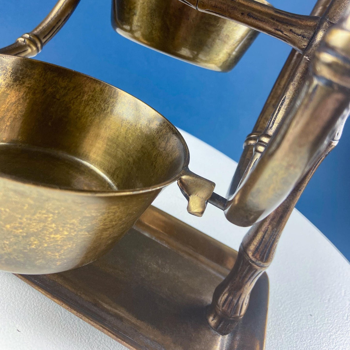 Antique Heavy Brass Ferris Wheel for Candy Nuts Condiments. Perfect for Kid or Adult Parties. Garden Bar Game Room Gatherings. Gift for Dad. - I Bought a Yard Sale