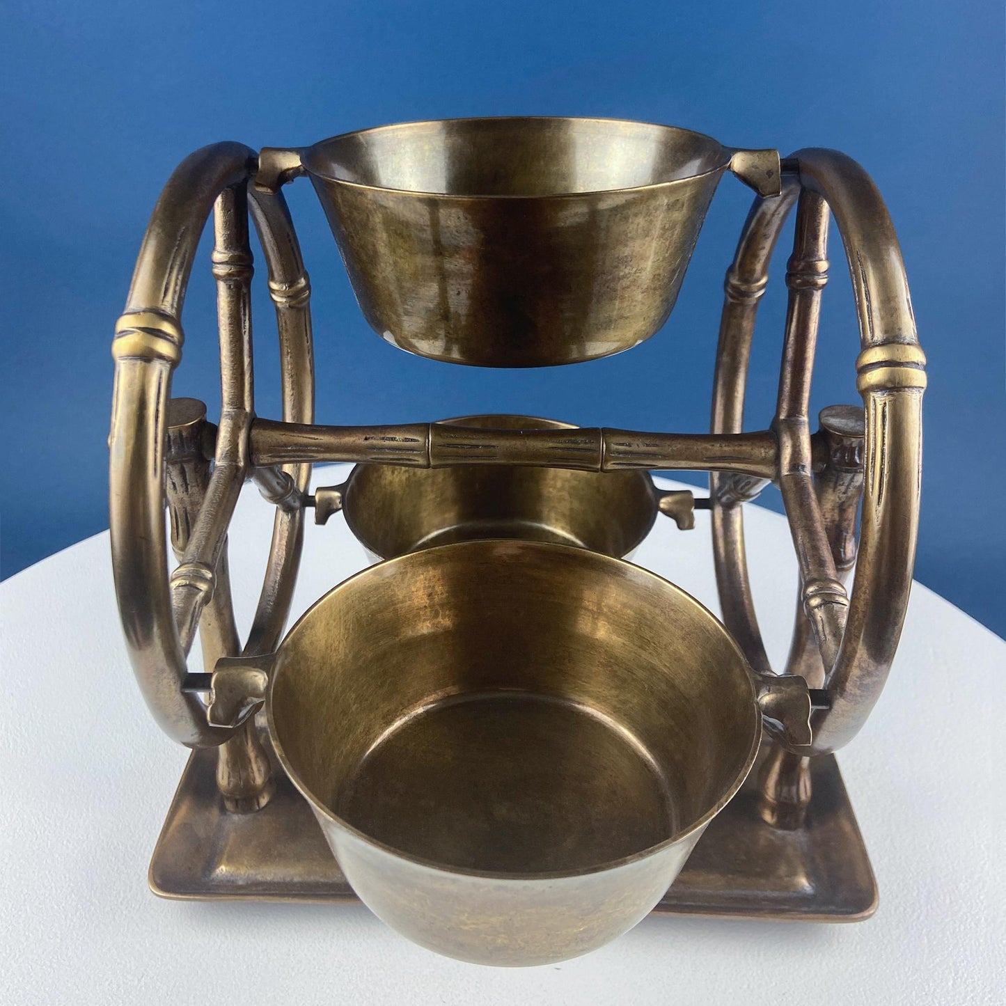 Antique Heavy Brass Ferris Wheel for Candy Nuts Condiments. Perfect for Kid or Adult Parties. Garden Bar Game Room Gatherings. Gift for Dad. - I Bought a Yard Sale