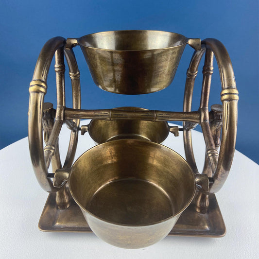 Antique Heavy Brass Ferris Wheel for Candy Nuts Condiments. Perfect for Kid or Adult Parties. Garden Bar Game Room Gatherings. Gift for Dad. - I Bought a Yard Sale