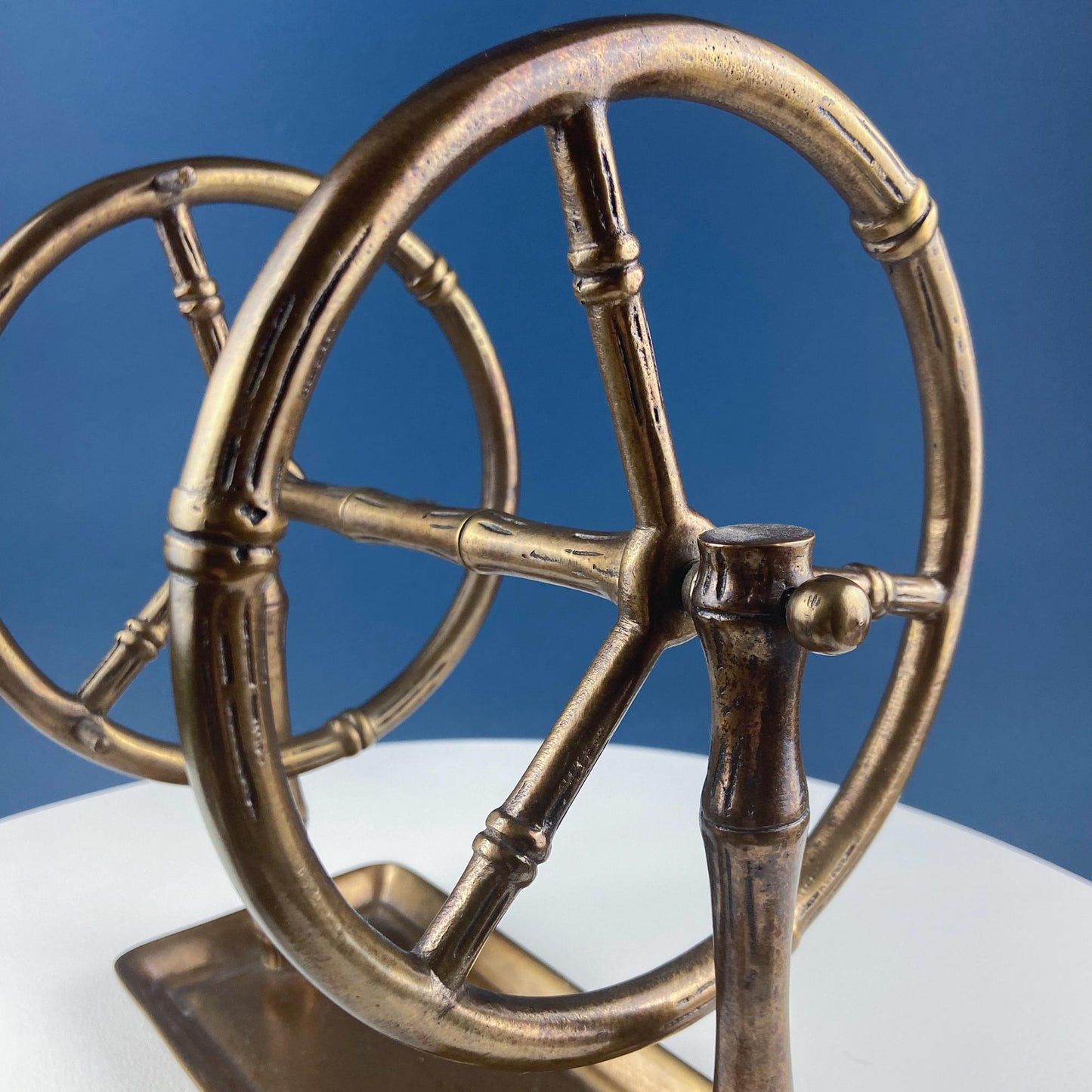 Antique Heavy Brass Ferris Wheel for Candy Nuts Condiments. Perfect for Kid or Adult Parties. Garden Bar Game Room Gatherings. Gift for Dad. - I Bought a Yard Sale