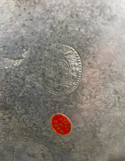 Antique Italian Pewter Box with Hinged Lid. Large Pewter Bowl Made in Italy. Trinket or Jewelry Box. - I Bought a Yard Sale