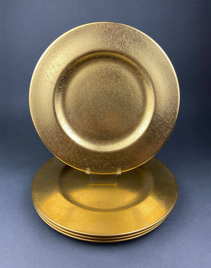 Antique Limoges Porcelain Tea Set/Trio. Tea Cup, Saucer and Salad Plate. White China with Scalloped Gold Rim, Theodore Haviland, France. - I Bought a Yard Sale