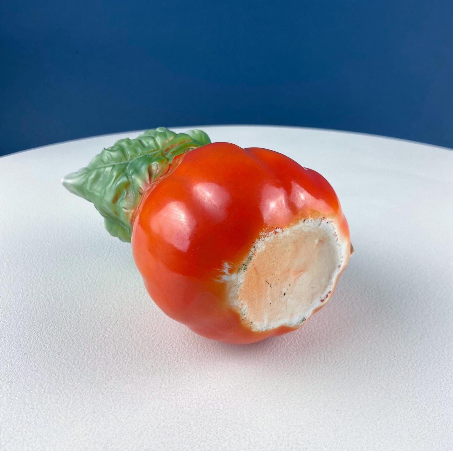 Antique Porcelain Pitcher Creamer Jug Shaped like Tomato Pumpkin. Bavaria Royal Bayreuth Porcelain. Modern Farmhouse. Dining Room Decor. - I Bought a Yard Sale