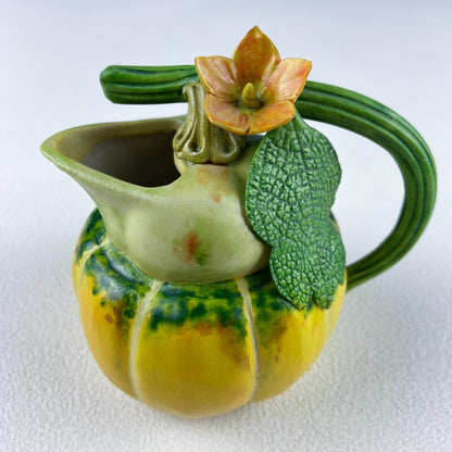 Antique Porcelain Pitcher Creamer Jug Shaped like Tomato Pumpkin. Bavaria Royal Bayreuth Porcelain. Modern Farmhouse. Dining Room Decor. - I Bought a Yard Sale