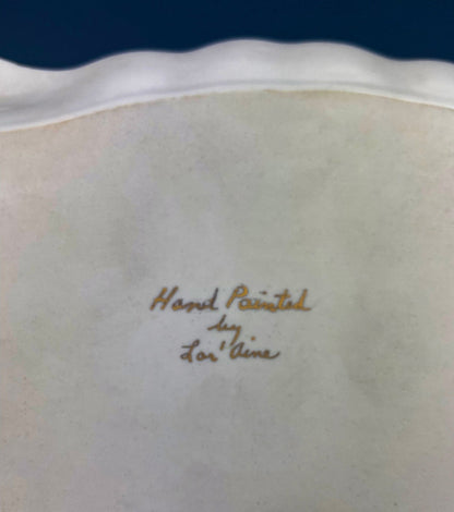 Antique Porcelain Tray for Cosmetics, Perfume, Bath Products, as Breakfast Tray or for Tea Parties. Hand - Painted & Signed by Artist. - I Bought a Yard Sale