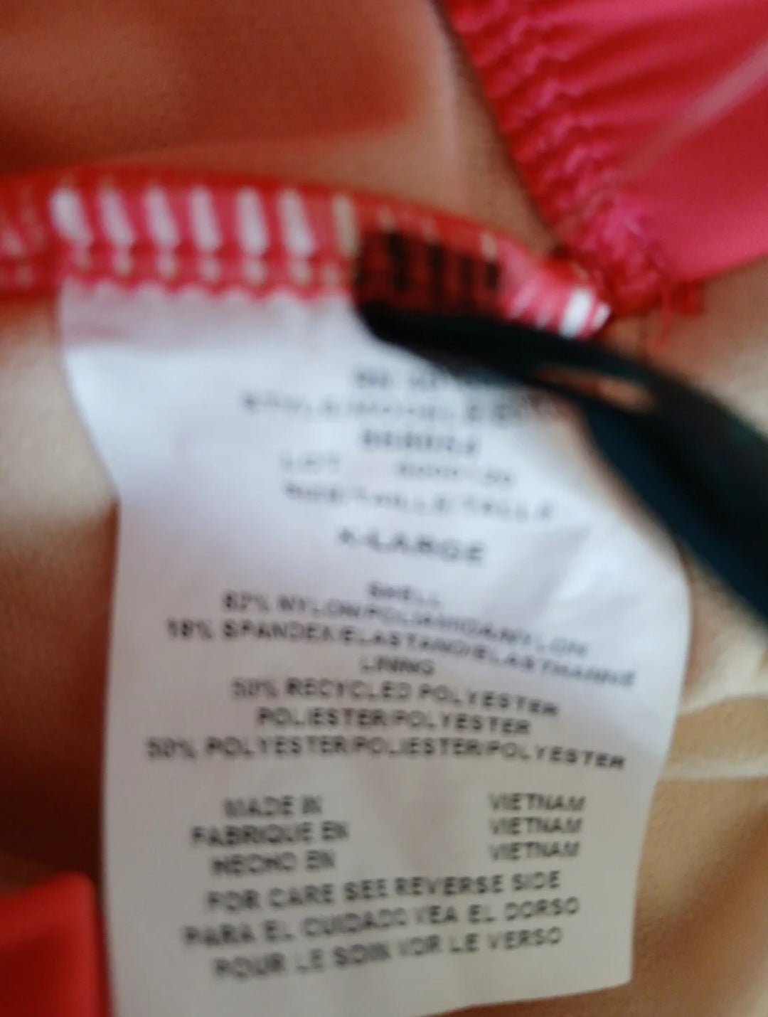 Asymmetrical Strap One Piece In Pink By Aqua Green XL 16 swimsuit - I Bought a Yard Sale