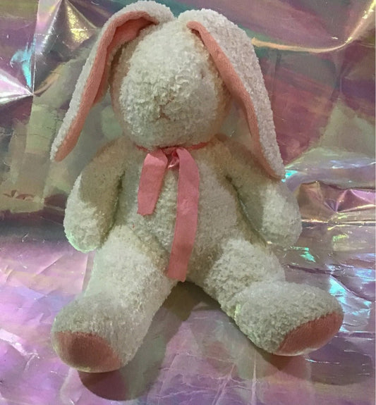 Baby's First Bunny Rabbit white & Pink - I Bought a Yard Sale