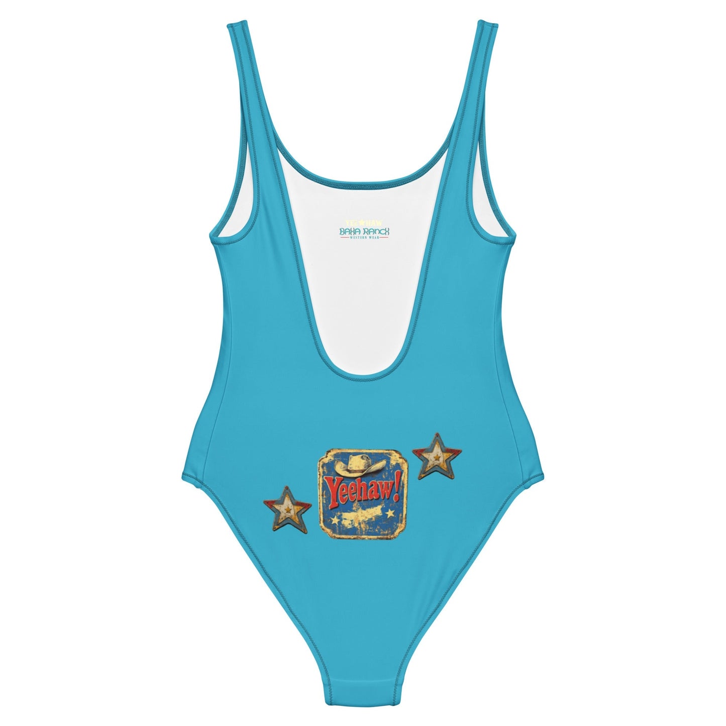 Baha Ranch Yeehaw Vintage Cowgirl One - Piece Swimsuit - I Bought a Yard Sale