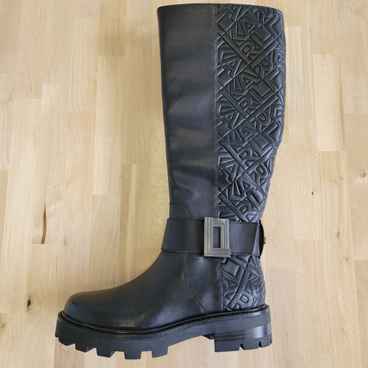 Karl Lagerfield Size 6 Black Boots