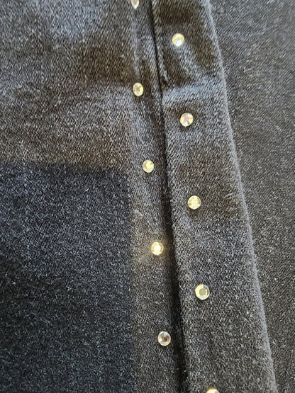 Black Jeans with diamond like studs 6 by NYDJ tummy tuck Jeans - I Bought a Yard Sale