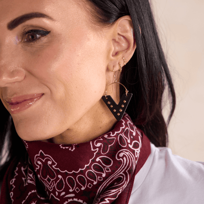 Black Studded Sutton - I Bought a Yard Sale