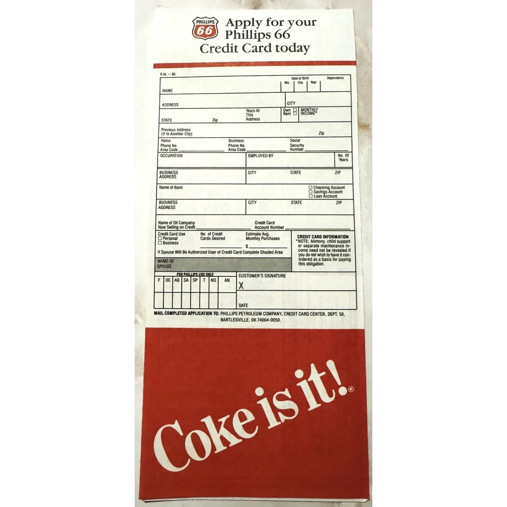 Vintage Blast from the Past Phillips 66 Illinois Coca-Cola Map Treasure