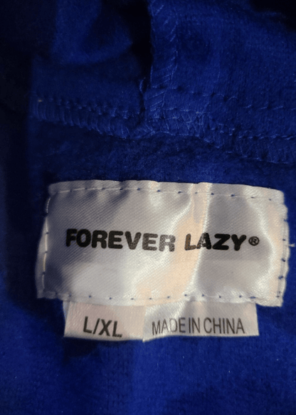 Blue Soft Fleece snuggle Loungewear L/XL - I Bought a Yard Sale