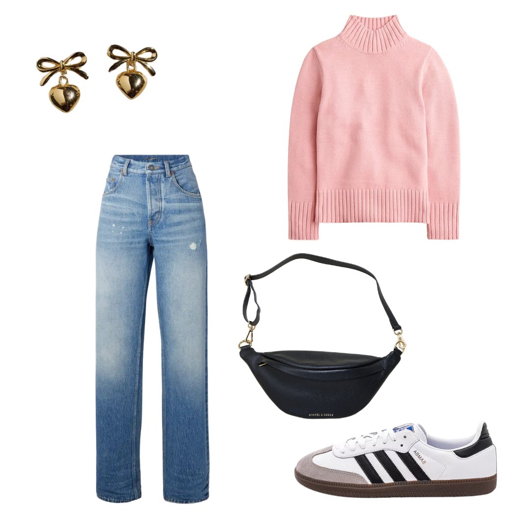 Bow & Heart Drop Earrings - I Bought a Yard Sale