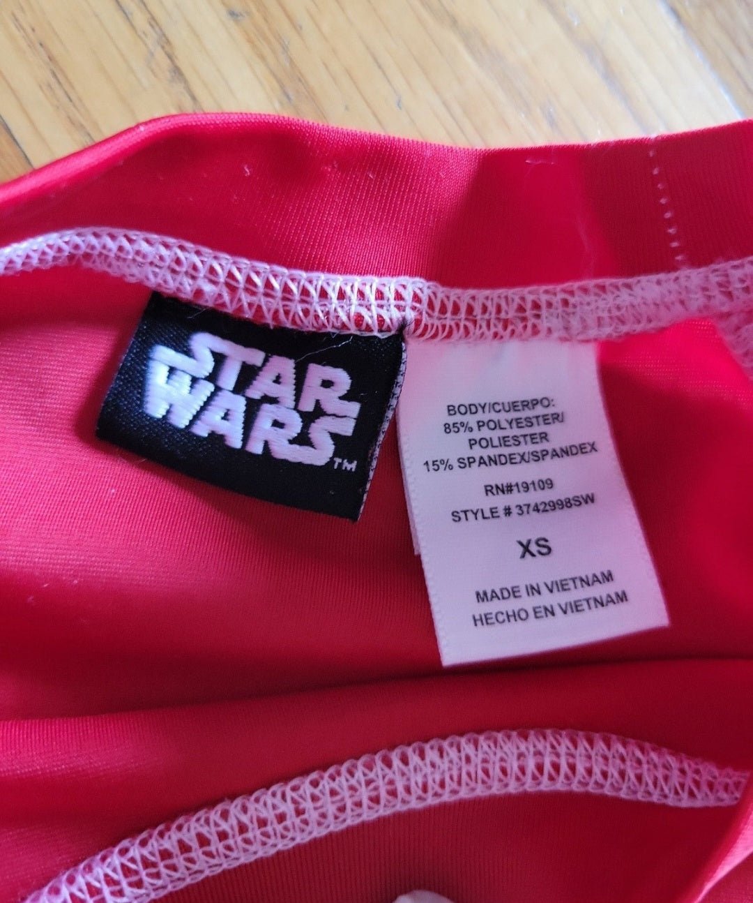 Boys Red Swim Shirt XS Star Wars - I Bought a Yard Sale