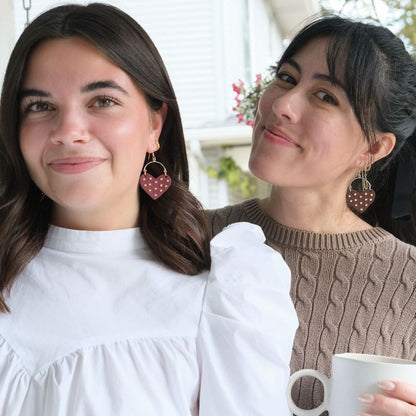 Burgundy Studded Harlow - I Bought a Yard Sale