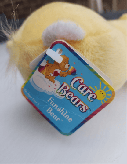 Care Bear 8" Funshine sunshine plush bear in good condition - I Bought a Yard Sale