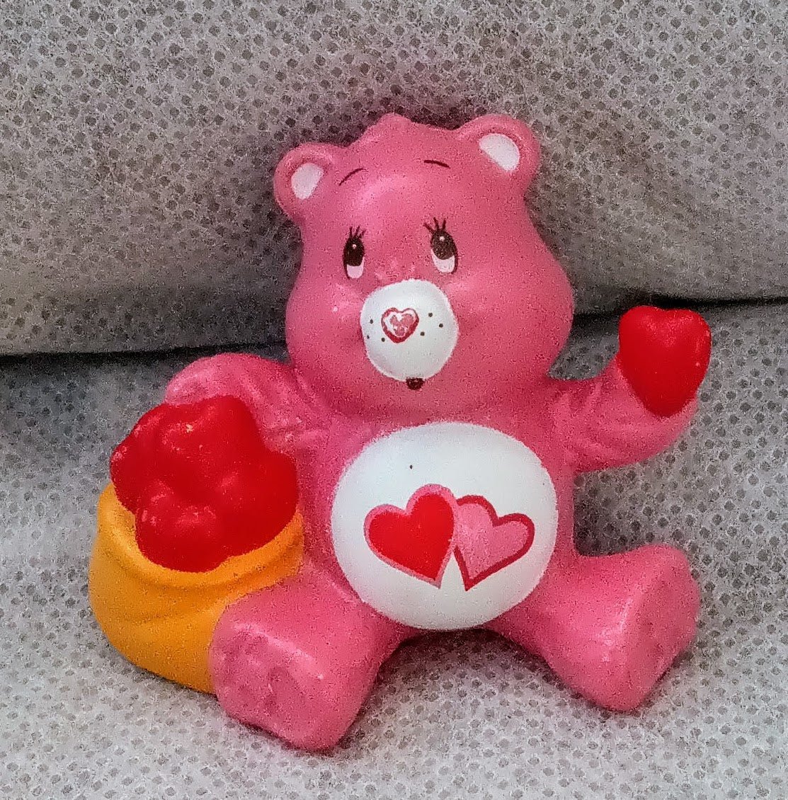 Care Bears mini figure - Love - A - Lot Bear - I Bought a Yard Sale