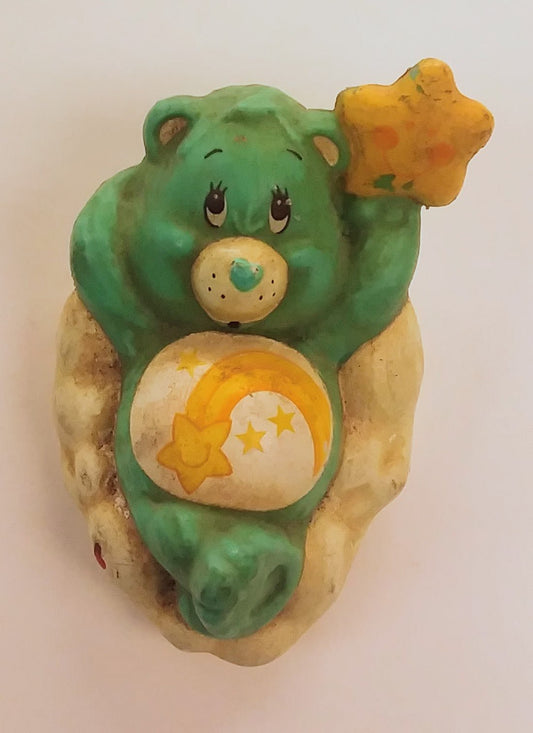Care Bears mini figure - Wish Bear (on a cloud) - I Bought a Yard Sale