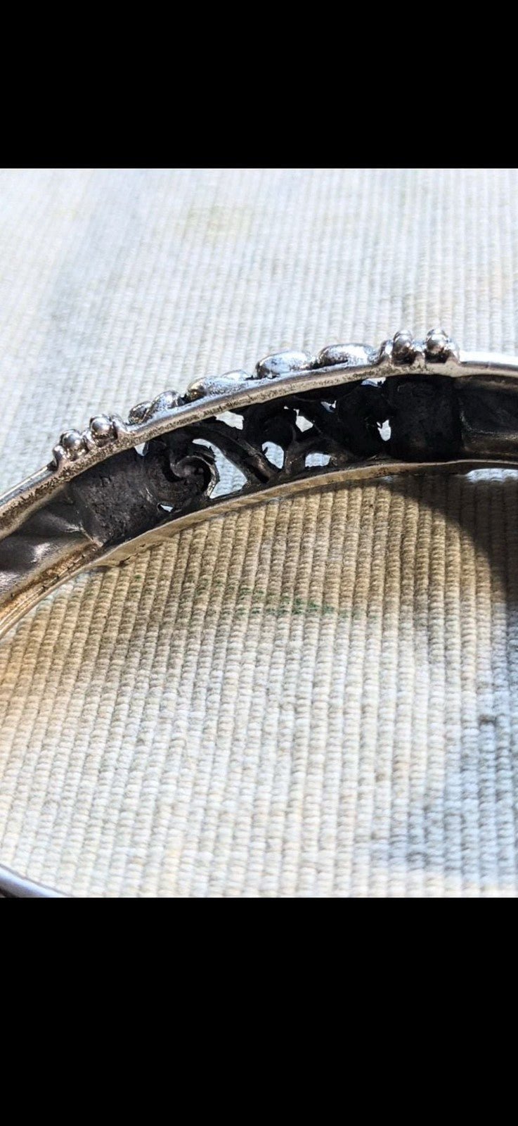 Carolyn Pollack Relios Sterling Silver 925 Scroll Filigree Cuff Bracelet - I Bought a Yard Sale