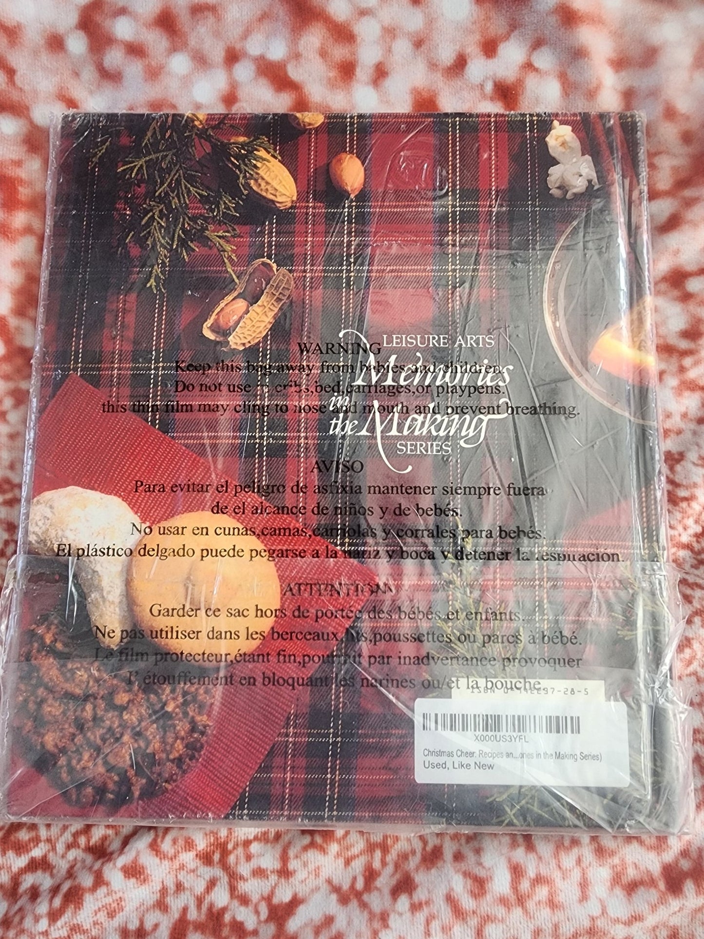 Christmas Cheer Recipes and Party Ideas Leisure Arts Vintage 1993 Cookbook - I Bought a Yard Sale