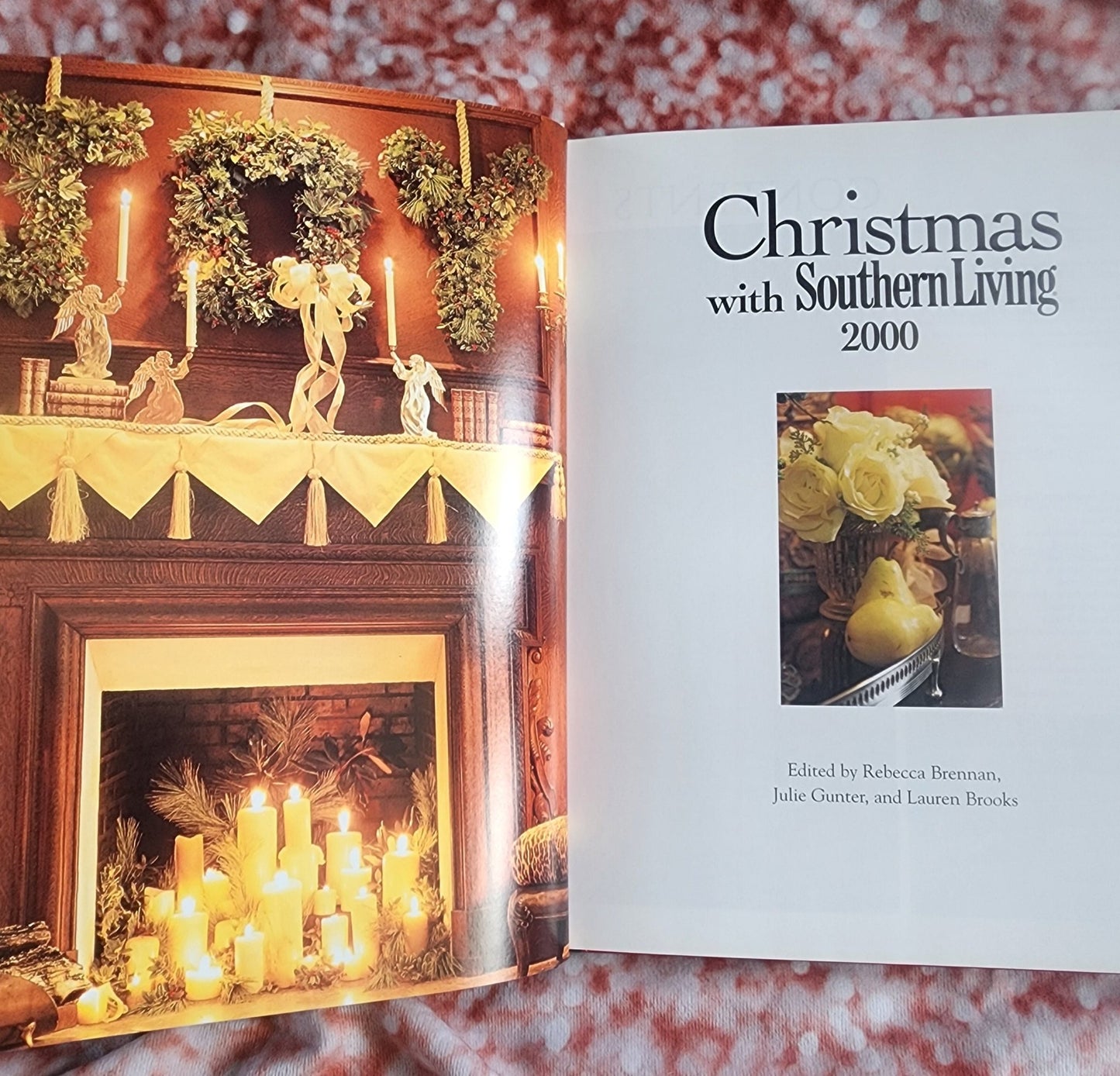 Christmas with Southern Living 2000 Festive Holiday Hardback Cookbook - I Bought a Yard Sale