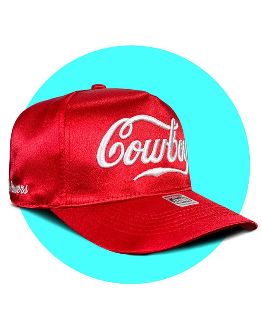 Coca - Cola Cowboy Satin 3D Embroidered Trucker Hat - I Bought a Yard Sale
