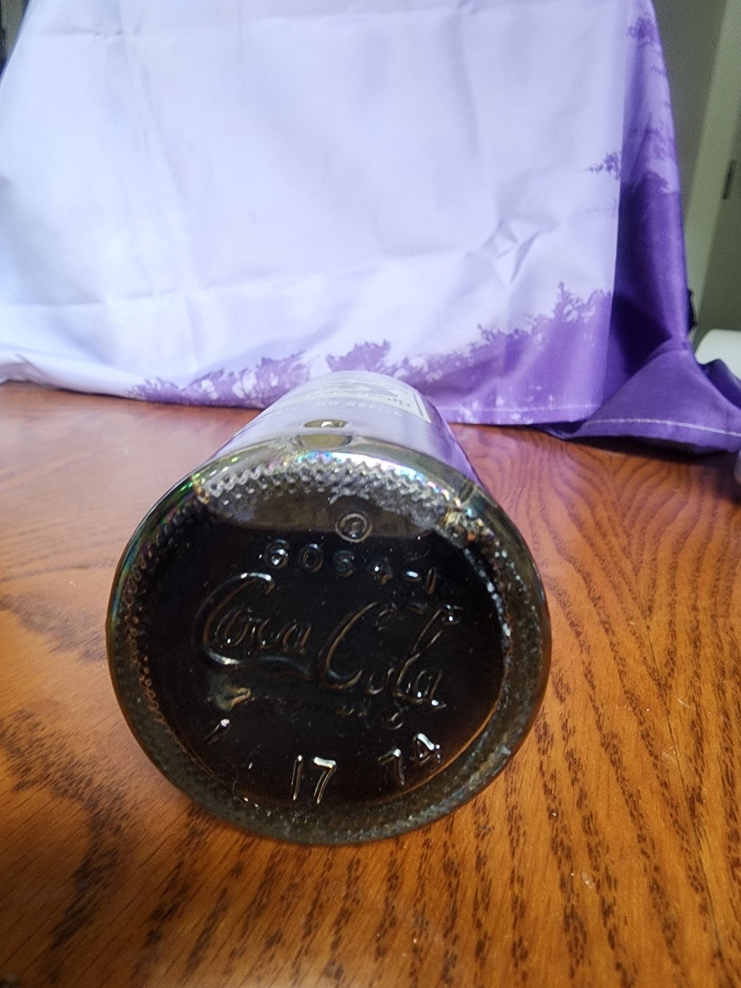 Coca - Cola Soda Pop 1975 75th Anniversary Full Unopened 10 oz. Bottle - I Bought a Yard Sale