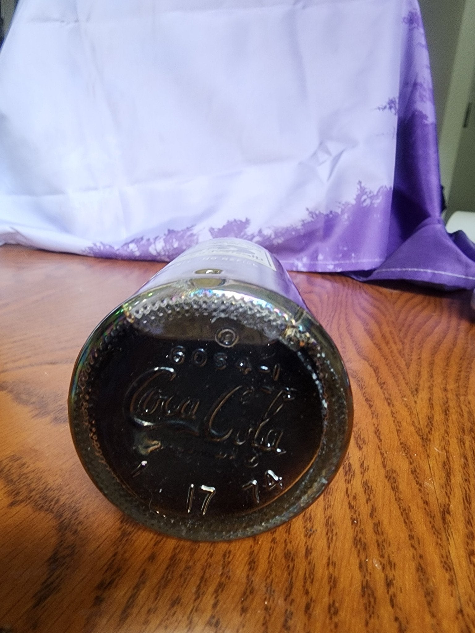 Coca - Cola Soda Pop 1975 75th Anniversary Full Unopened 10 oz. Bottle - I Bought a Yard Sale