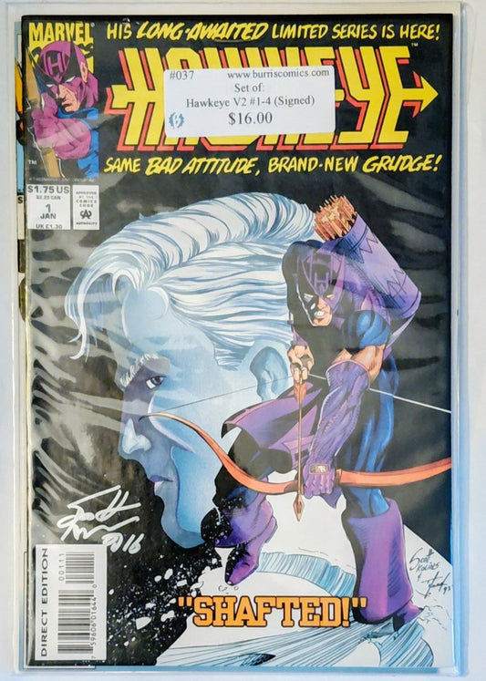 Comic Book Set: Hawkeye V2 1 - 4, Marvel Comics (Signed) - I Bought a Yard Sale