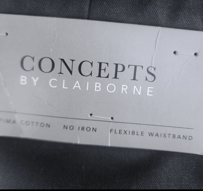 Concept by Claiborne Men's Black Pants 40"x 34"L - I Bought a Yard Sale