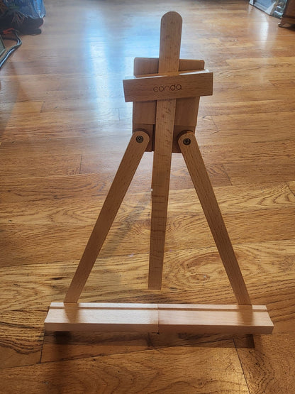 Conda 31.50" A Frame Art Easle Adjustable Beechwood Tripod - I Bought a Yard Sale