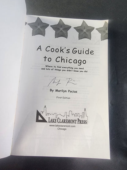 Cook's Guide to Chicago: Signed First Edition by Marilyn Pocius - I Bought a Yard Sale