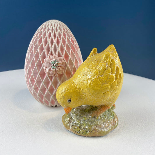 Cute Plump Yellow Baby Chick for Easter Basket, Kids Room, Spring Celebration of Easter Table Decor. Dining Room Decor. Modern Farmhouse. - I Bought a Yard Sale