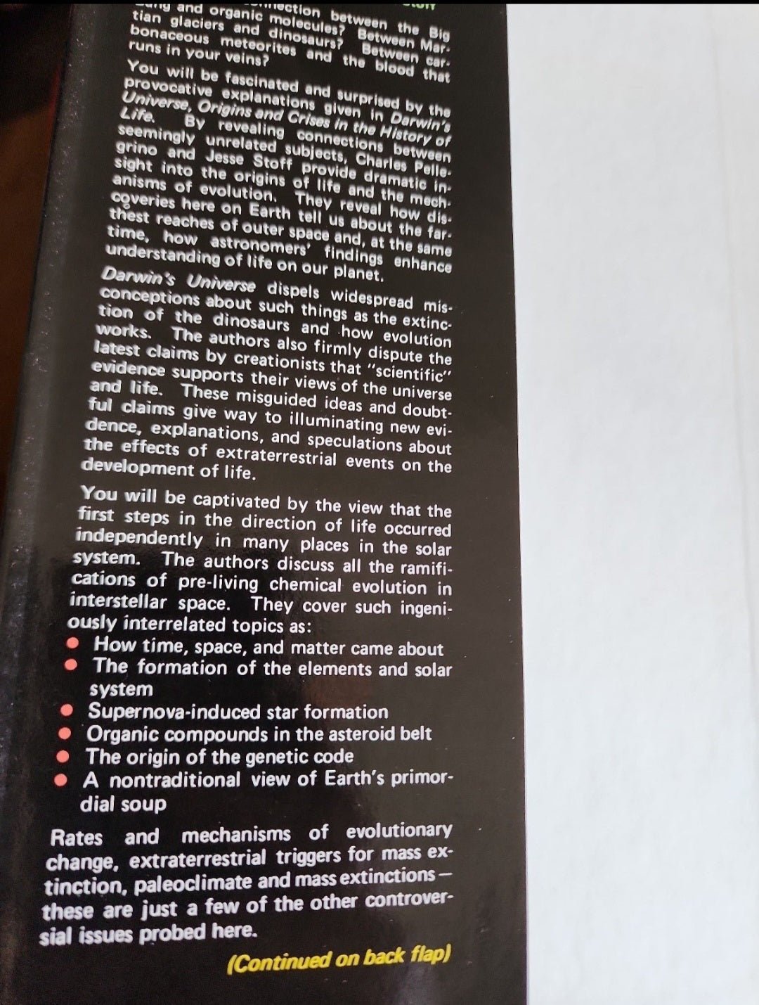 Darwin's Universe Orgins and Crises in the History of Life HB Book 1983 - I Bought a Yard Sale