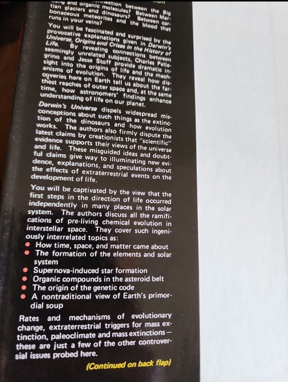 Darwin's Universe Orgins and Crises in the History of Life HB Book 1983 - I Bought a Yard Sale