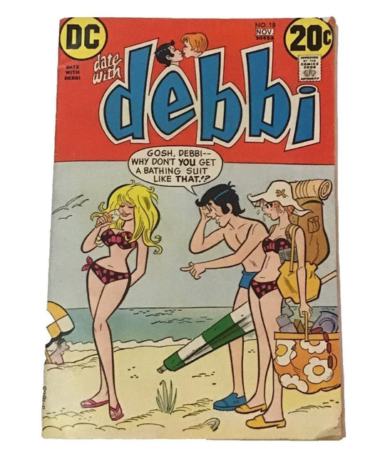 DC Comic Date with Debbie 18 Comic Bk 1972 - I Bought a Yard Sale