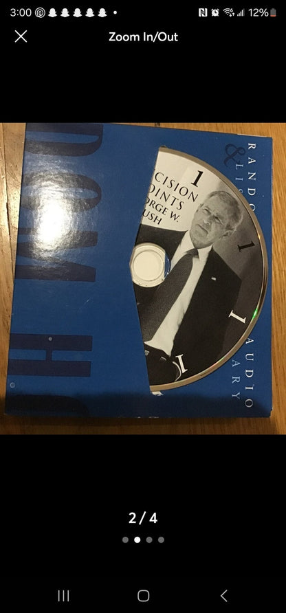 Decision Points George W Bush Audio Book 6 CD - I Bought a Yard Sale