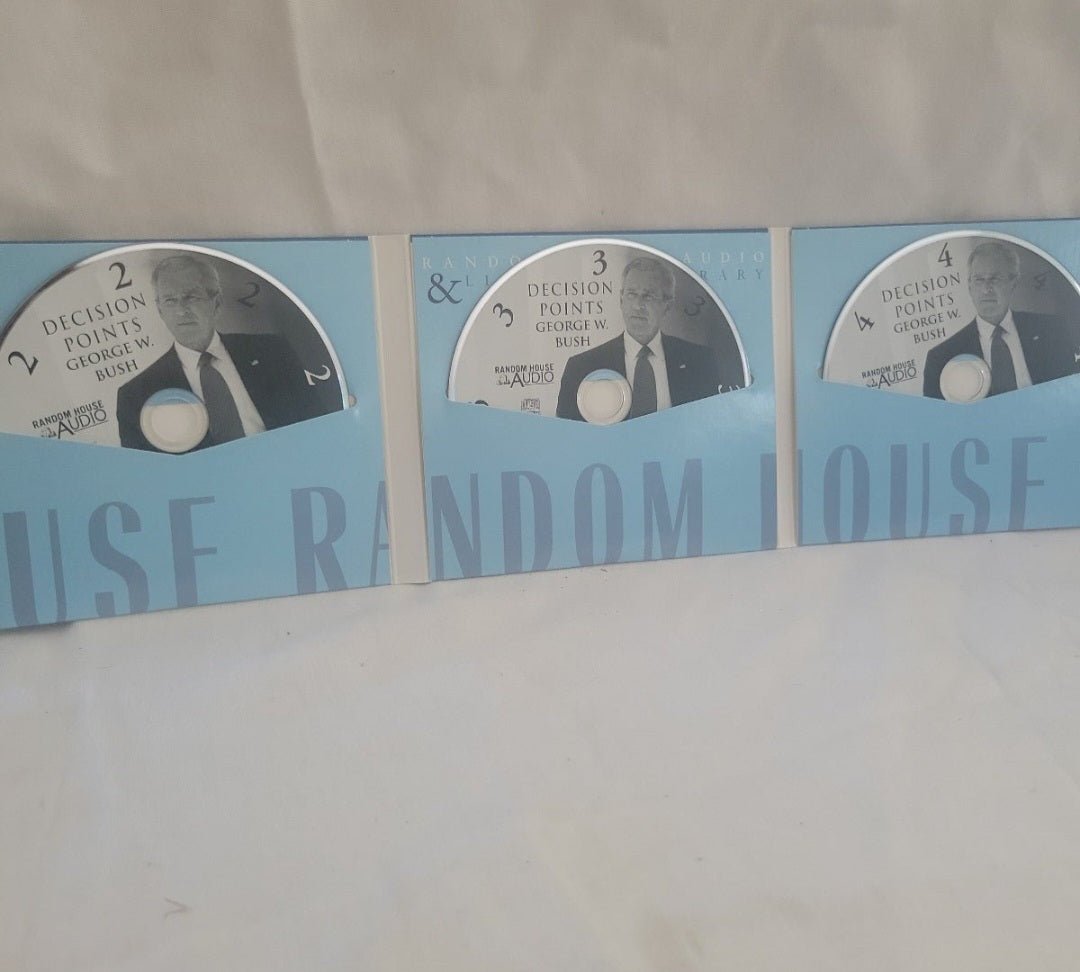 Decision Points George W Bush Audio Book 6 CD - I Bought a Yard Sale